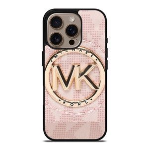 MICHAEL KORS LOGO MK PINK iPhone 16 Pro Max Case Cover